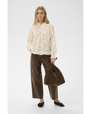 Chemisier 'ZayanPW' Part Two en blanc