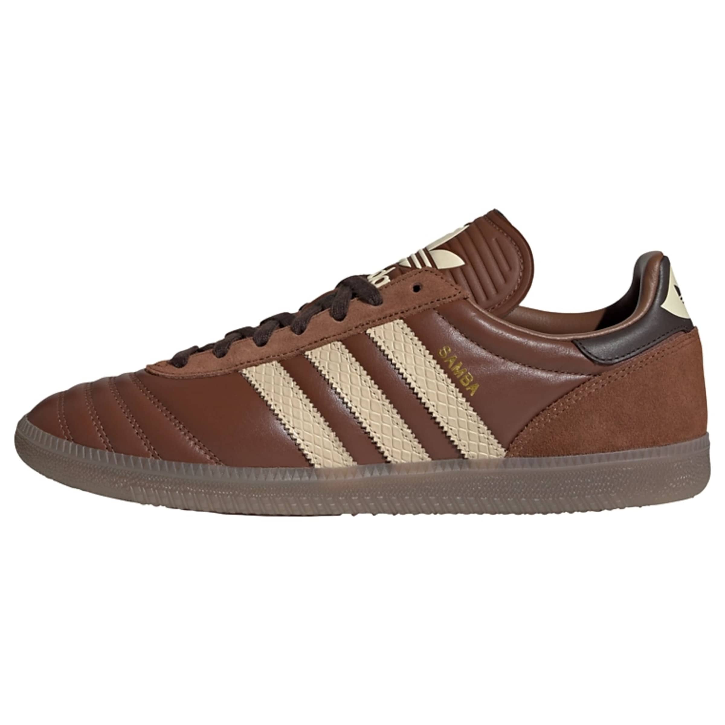 ADIDAS ORIGINALS Låg sneaker 'Samba' i brun: framsida