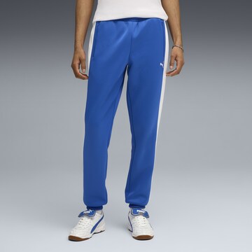 PUMA Tapered Pants 'T7 Always On' in Blue: front