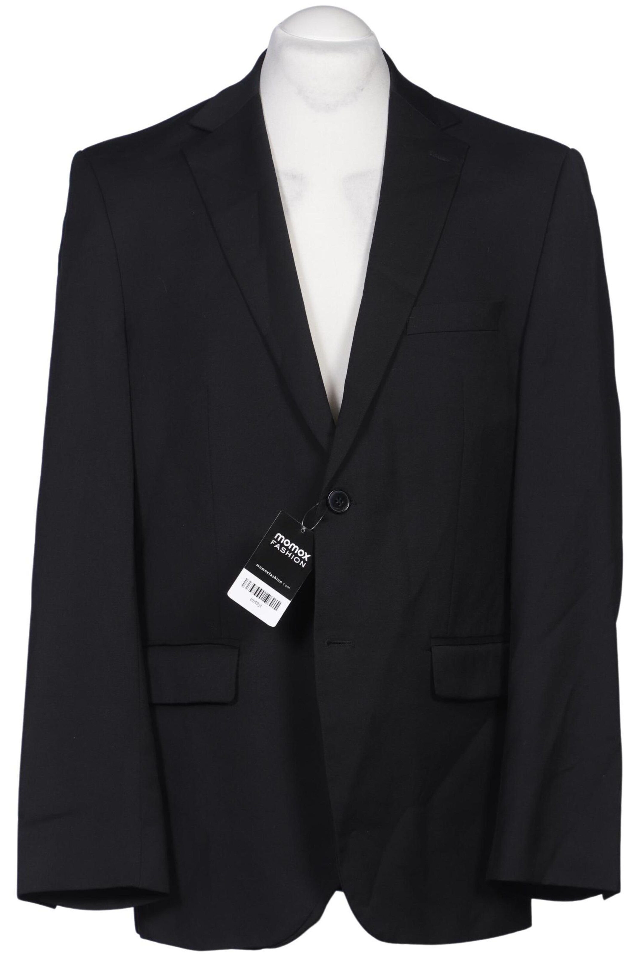HECHTER PARIS Suit Jacket in XL in Black: front
