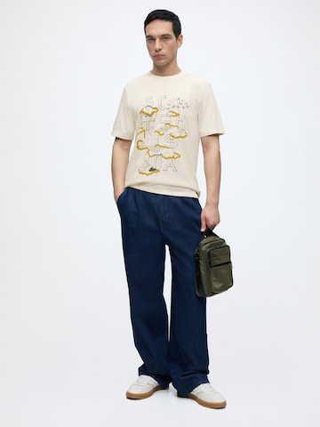 SCOTCH & SODA T-shirt i beige