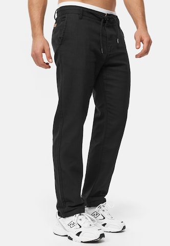 INDICODE JEANS Regular Pants 'Clio' in Black