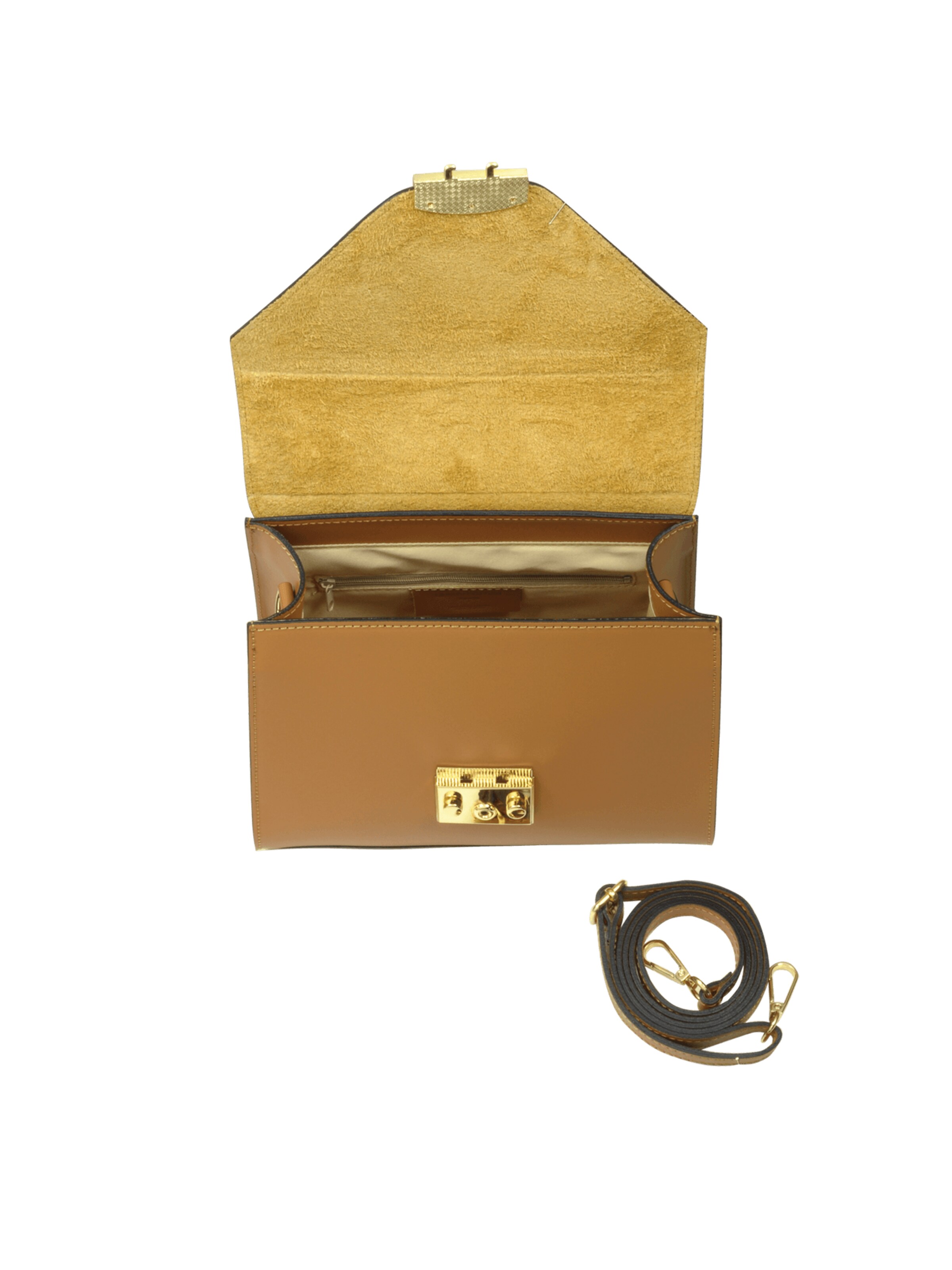 LeParmentier Handtas 'Peggy' in Bruin