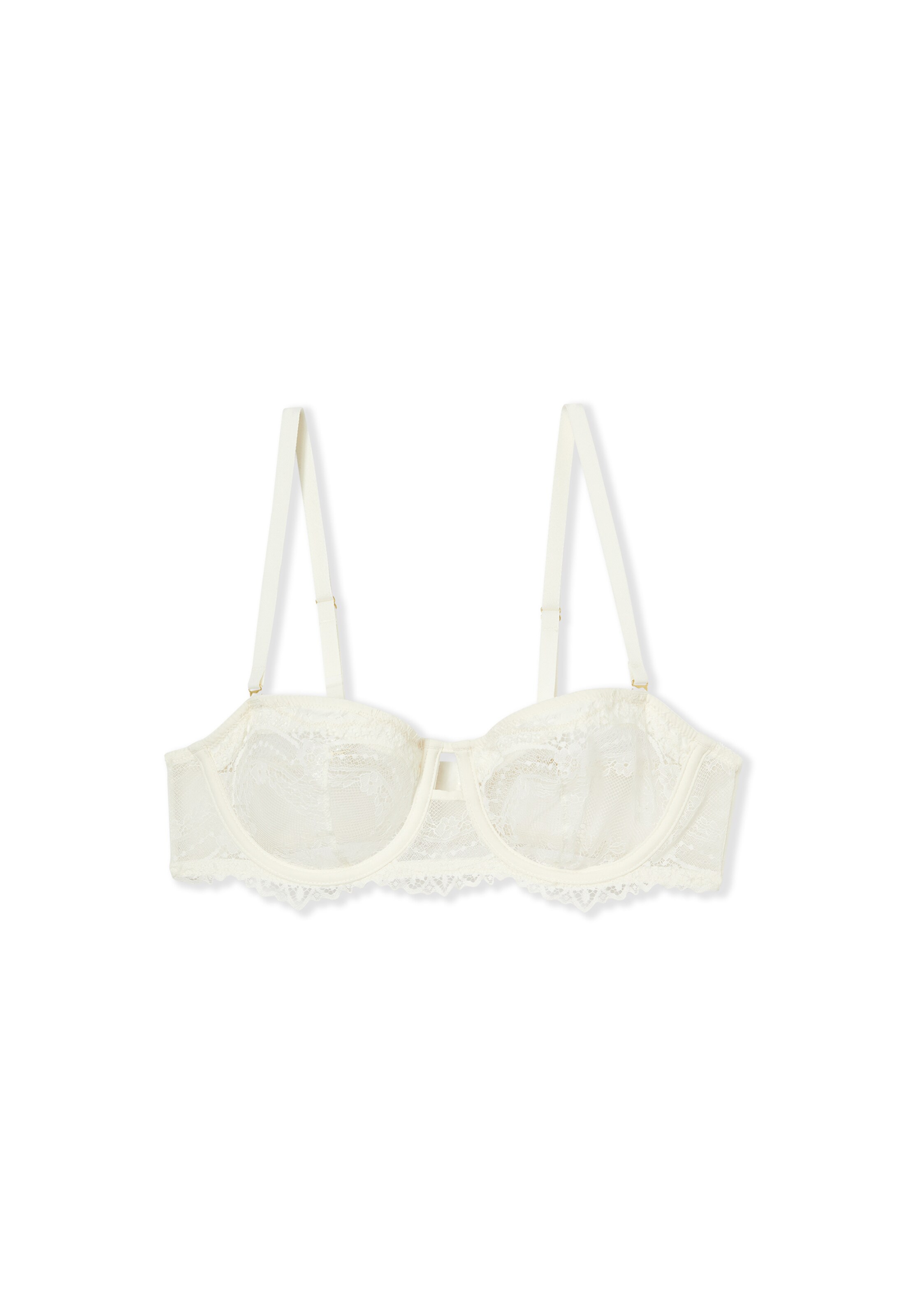 ETAM Bandeau BH 'Poudree' in Beige: voorkant