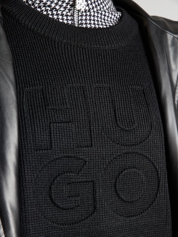 HUGO Пуловер 'Sisminye' в черно