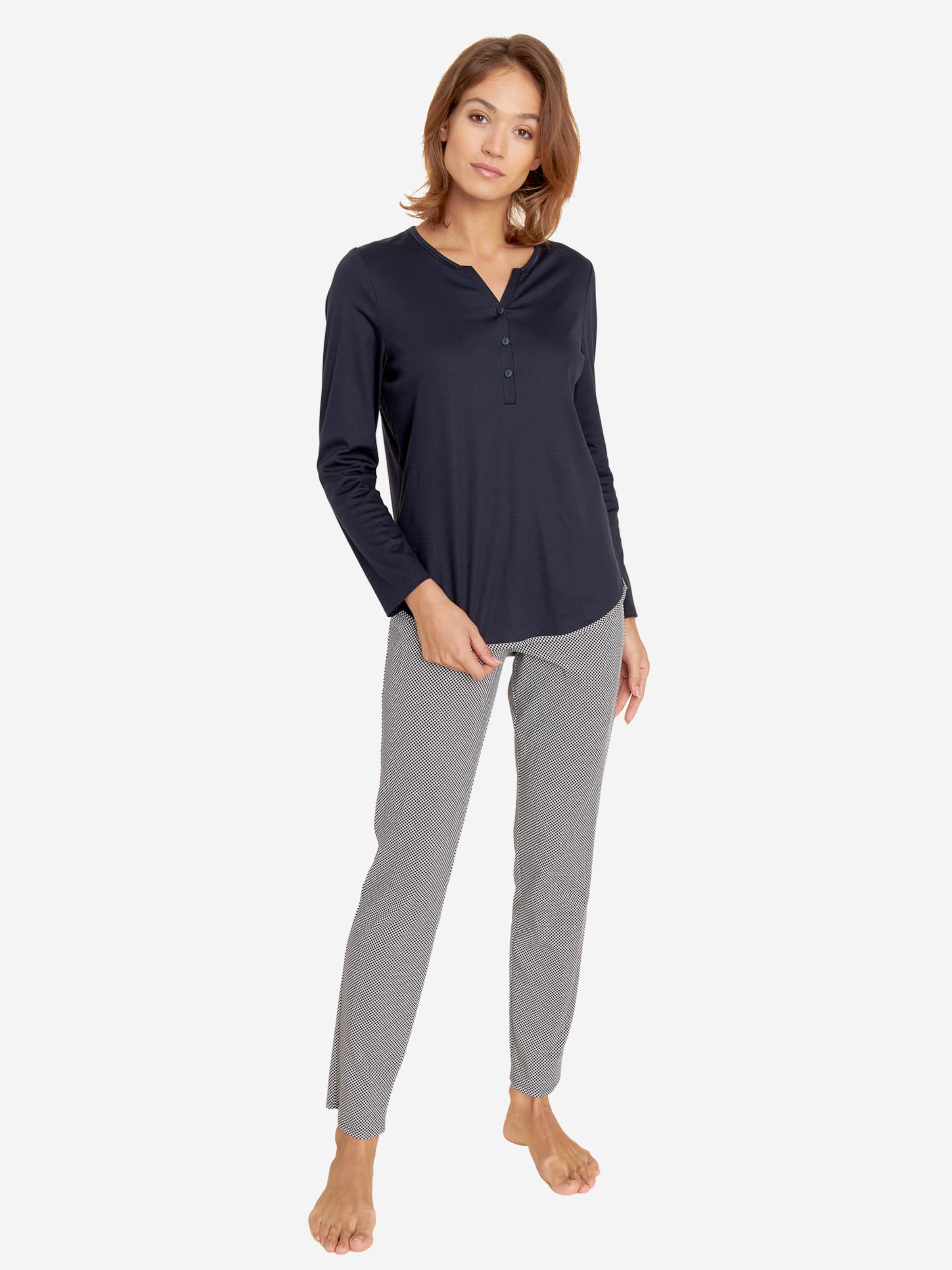 Rösch Pyjama ' Punktedruck ' in Blau