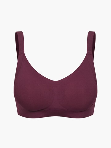 Soutien-gorge 'Seamless Compact Push-Up BH' cfab en rouge : devant