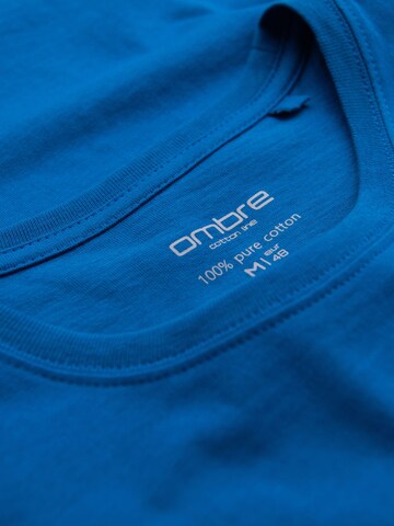 Ombre Shirt in Blauw