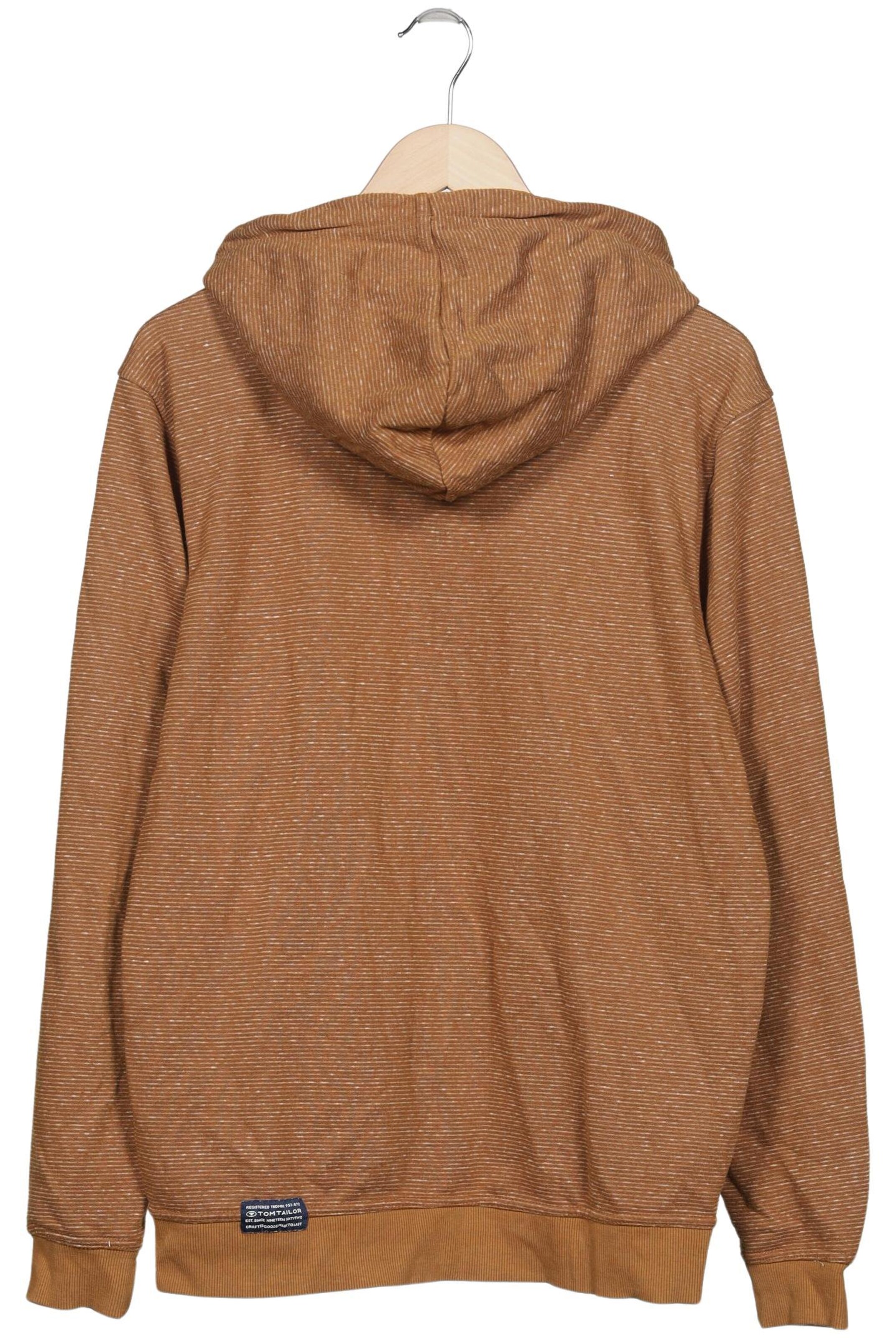 TOM TAILOR DENIM Kapuzenpullover L in Braun