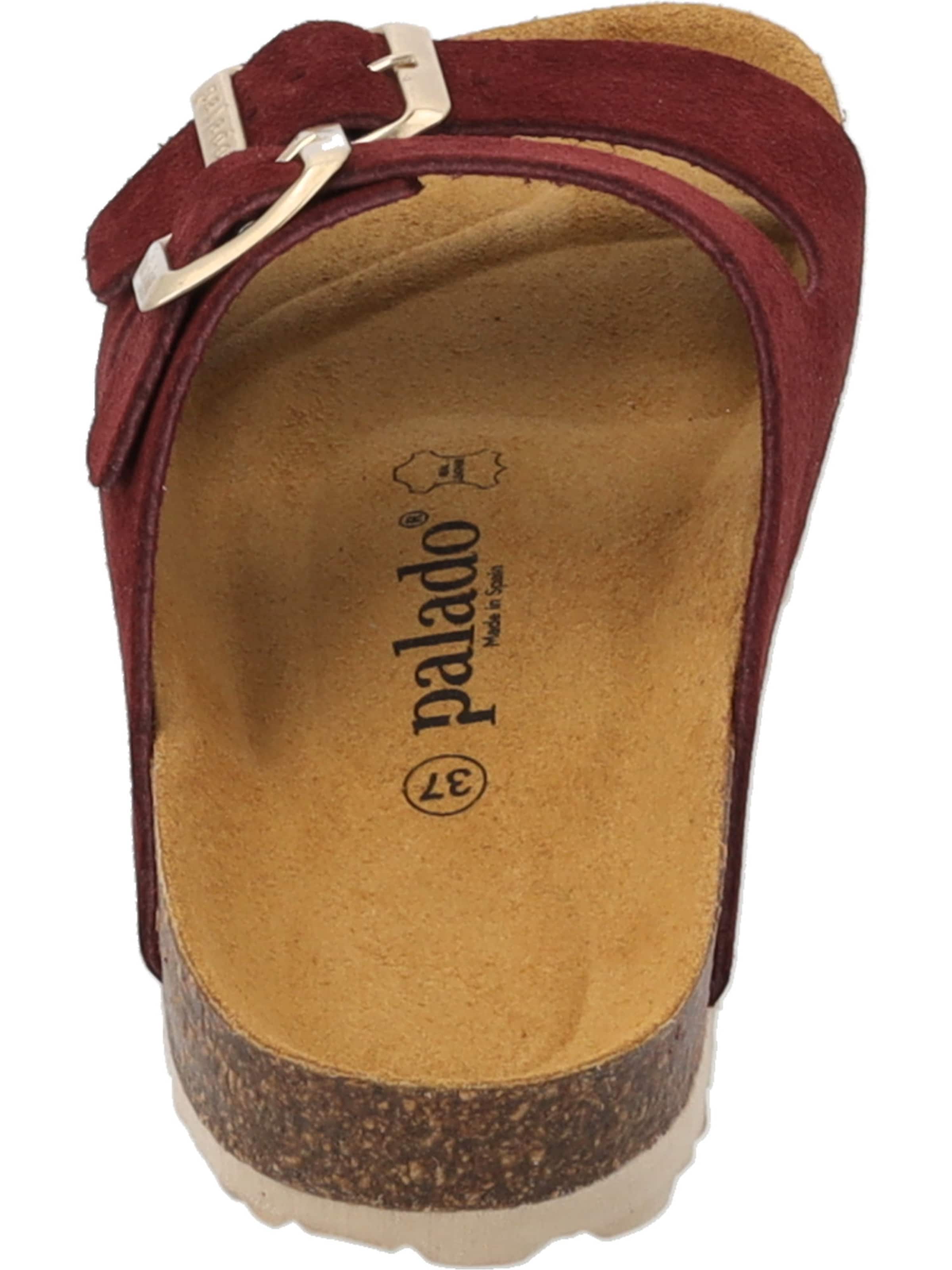 Palado Mule 'Palado Korfu Suede Premium Leather' in Red