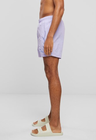 Karl Kani Zwemshorts in Lila