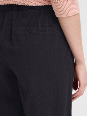 Oxmo Wide Leg Hose in Schwarz