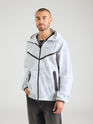 Veste mi-saison Nike Sportswear en gris : devant
