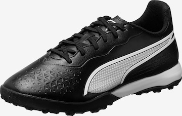 Scarpa da calcio 'King Match TT' di PUMA in nero: frontale