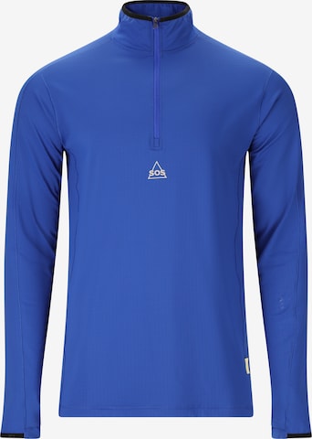 SOS Sports sweater in Blue: front