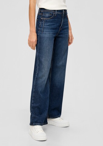 s.Oliver Wide leg Jeans 'Suri' in Blauw: voorkant
