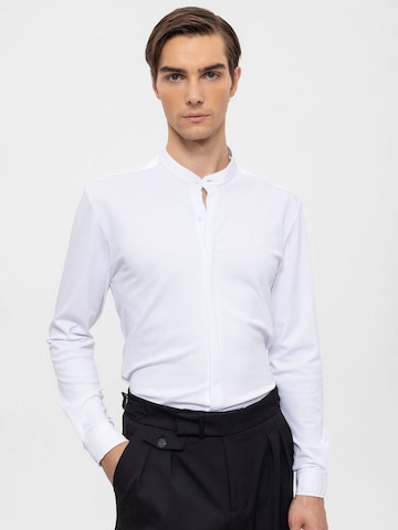 Antioch Slim fit Koszula biznesowa w kolorze biały