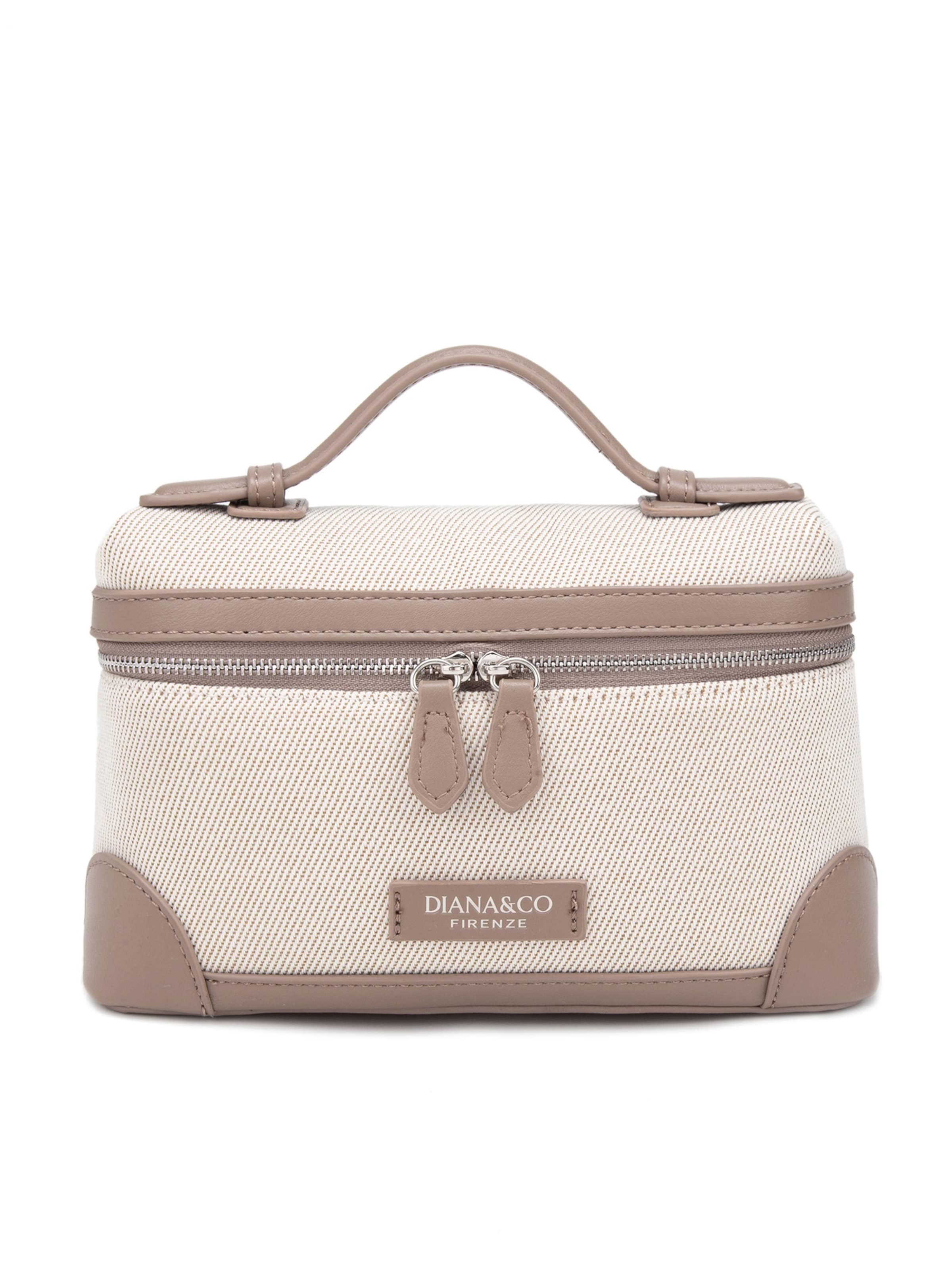 Borsa a tracolla 'Borsa a Mano Strutturata Diana & Co Firenze con Tracolla Regolabile e Dettagli Ecopelle' di Diana&Co. in grigio: frontale