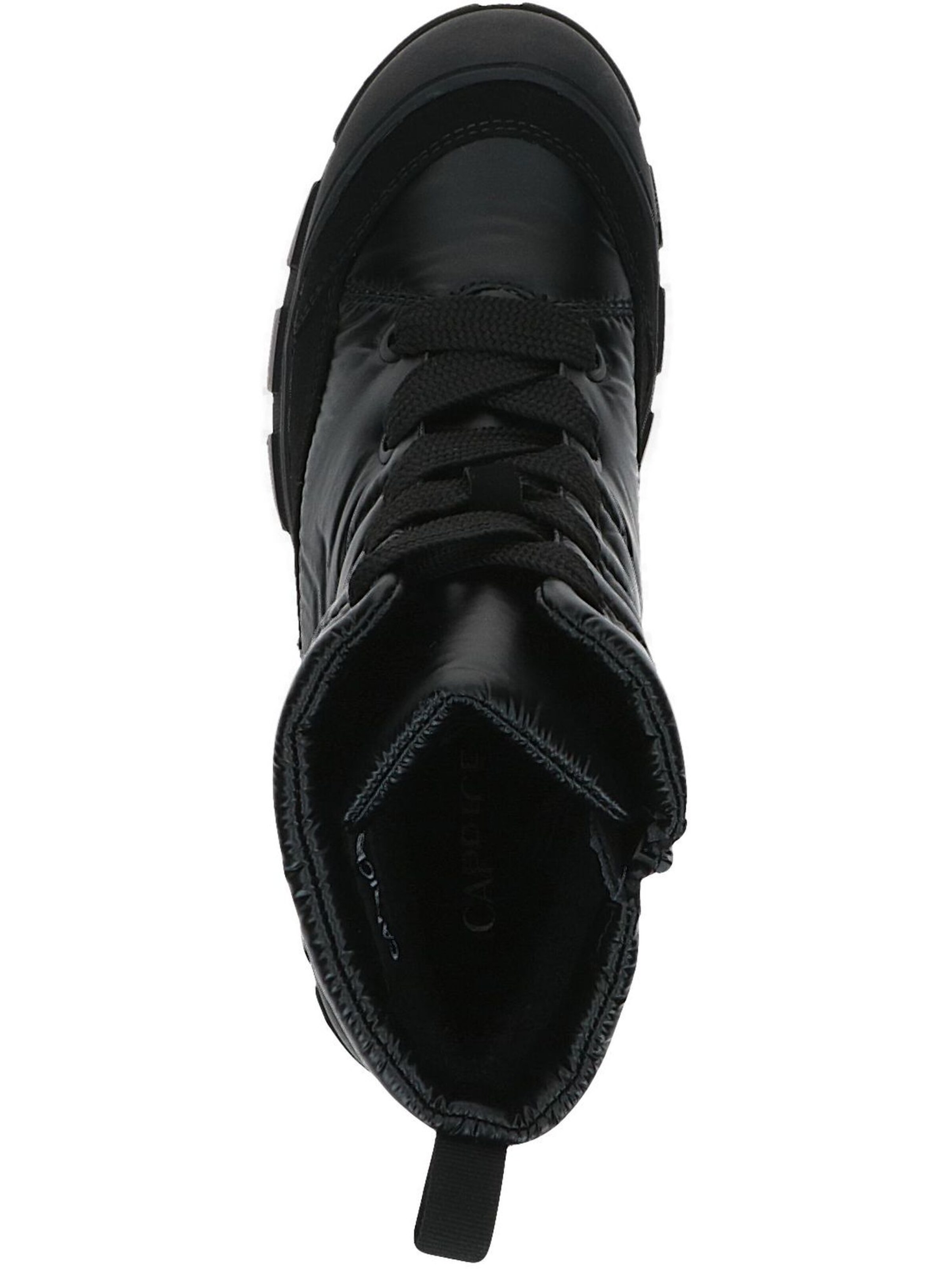 CAPRICE Lace-up bootie in Black