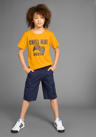 Kidsworld T-Shirt in Orange