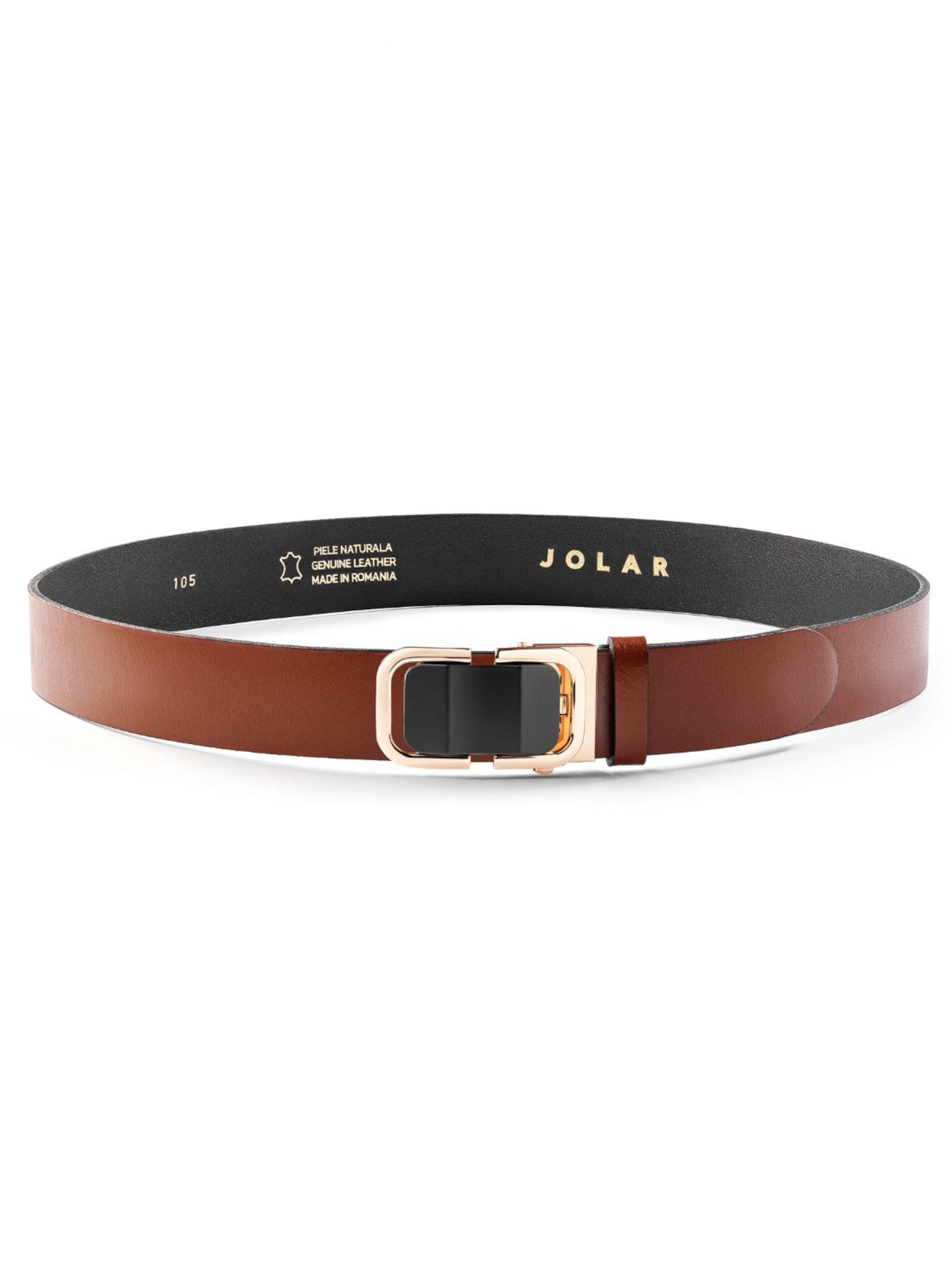 jolar Belt in Brown: front