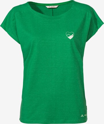 VAUDE Functioneel shirt 'Neyland' in Groen: voorkant