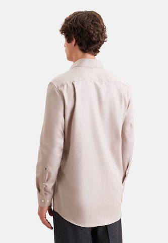 SEIDENSTICKER Regular Fit Hemd in Beige