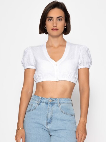 SASSYCLASSY Blouse in White
