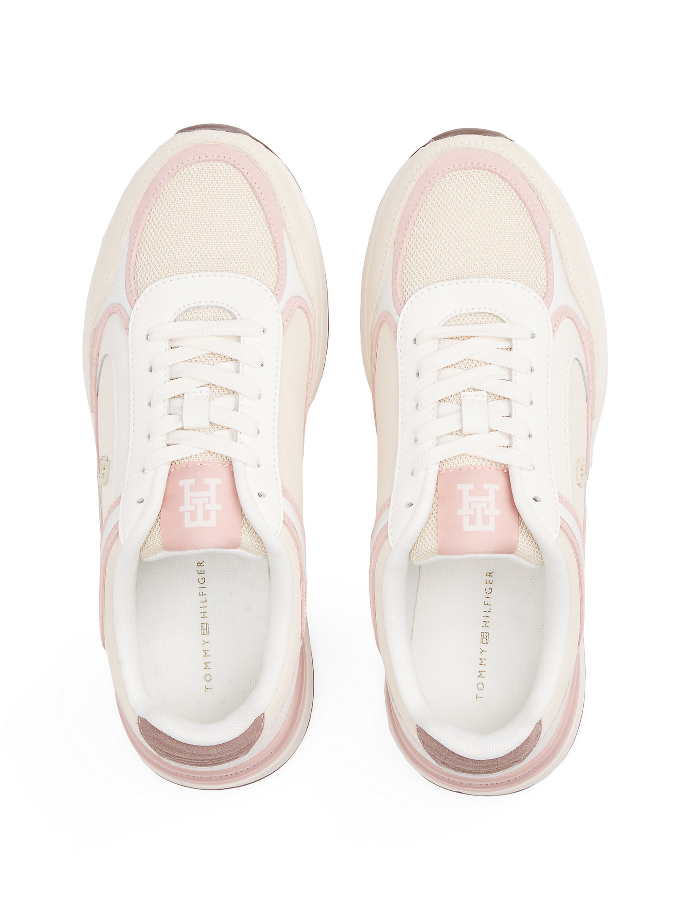 TOMMY HILFIGER Низкие кроссовки в Бежевый