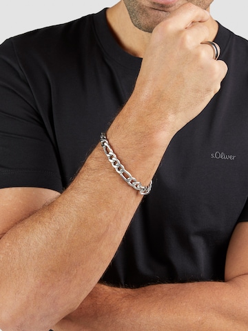 s.Oliver Bracelet 'Chunky' in Silver