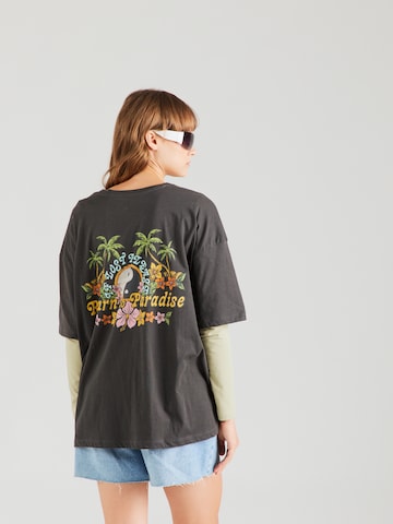 T-shirt oversize 'IF LOST' BILLABONG en noir