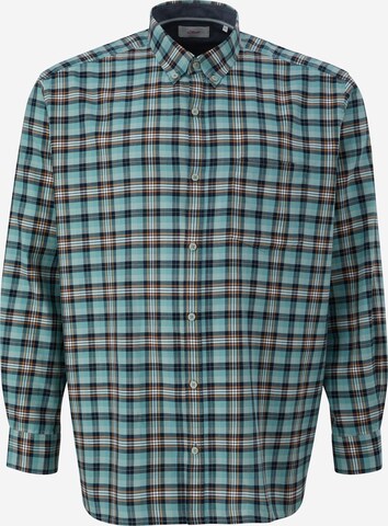 s.Oliver Men Big Sizes Comfort Fit Hemd in Blau: predná strana