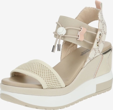 Nero Giardini Sandaal in Beige: voorkant