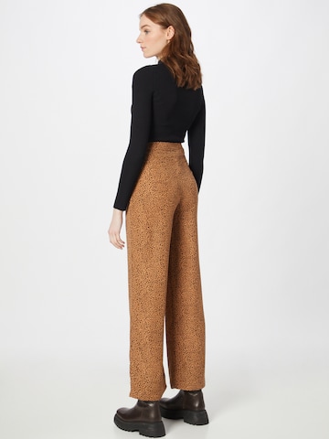 In The Style Wide leg Bandplooibroek 'BILLIE & SUZIE' in Beige