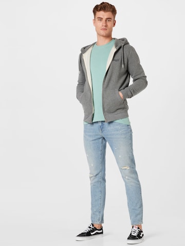 Superdry Sweatjacke in Grau