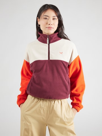 Iriedaily Sweater 'Cally' in Red: front