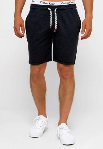 INDICODE JEANS Regular Broek 'Aldrich' in Zwart: voorkant