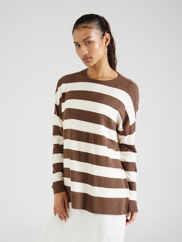 ONLY Sweater 'Ibi' in Brown: front