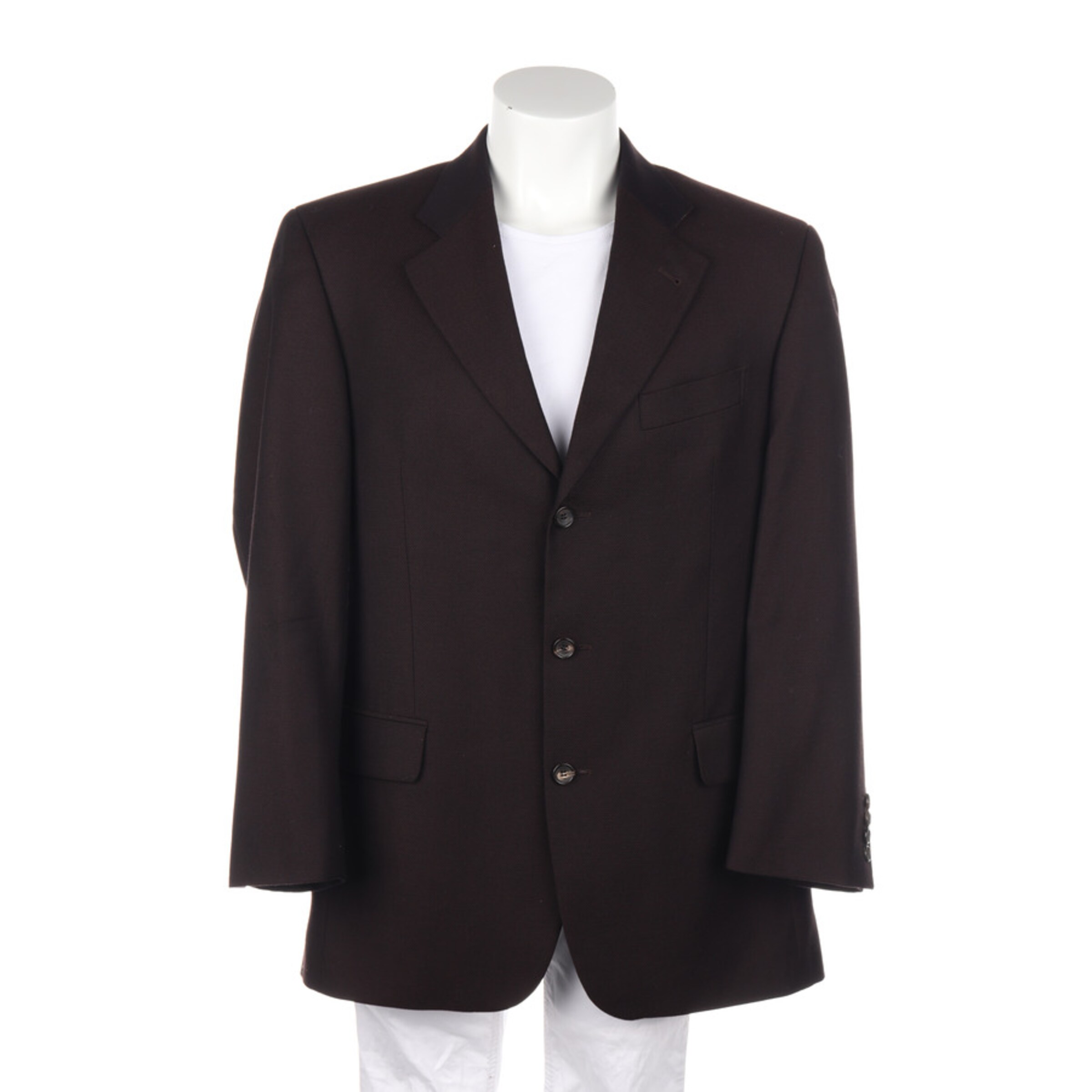 Windsor Suit Jacket in M-L in Brown: front