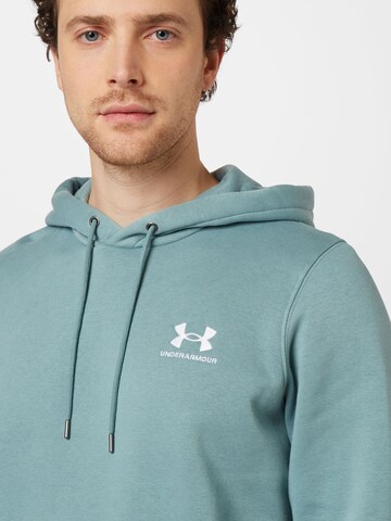 UNDER ARMOUR Sports sweatshirt 'Essential' in Green