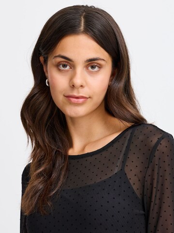 Fransa - Camiseta 'Deta' en negro