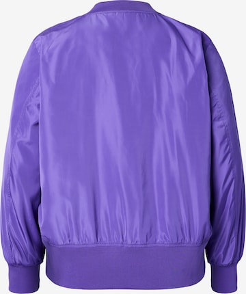 Zizzi Between-Season Jacket 'MSIDNEY' in Purple