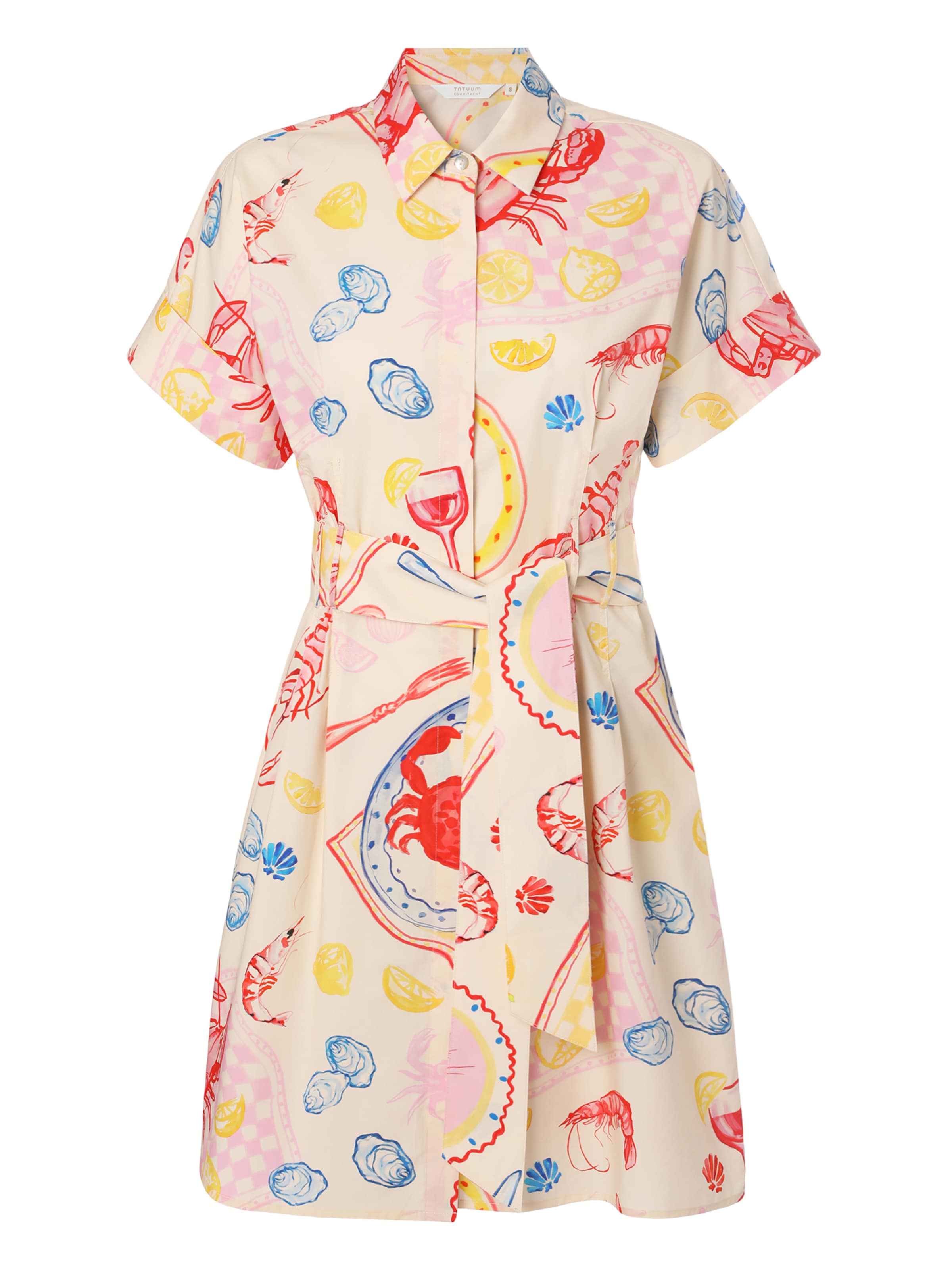 TATUUM Kleid 'Limona' in Beige: Vorderseite