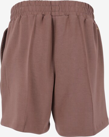 Athlecia Wide Leg Sportshorts 'Jacey' in Braun