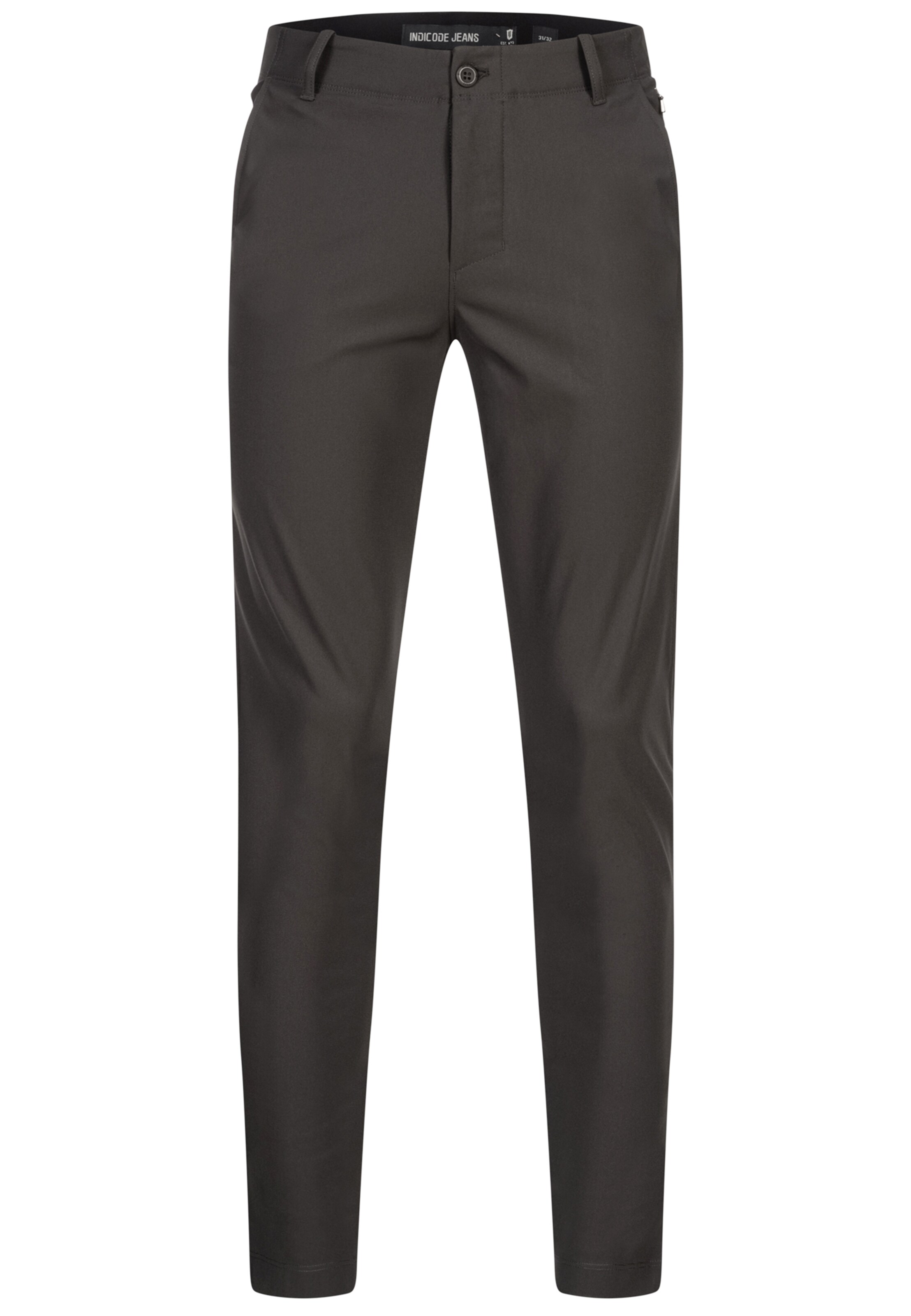 Pantalon chino 'Riccardo' INDICODE JEANS en gris : devant