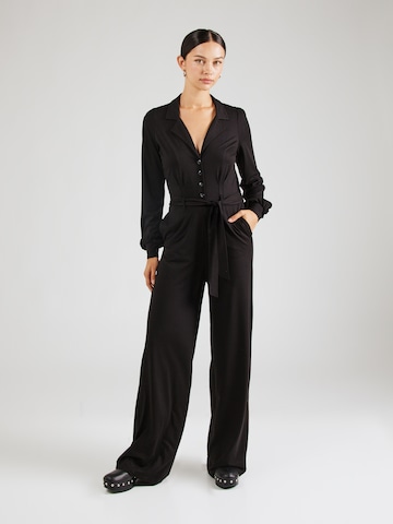 King Louie Jumpsuit 'Darcy' in Zwart: voorkant