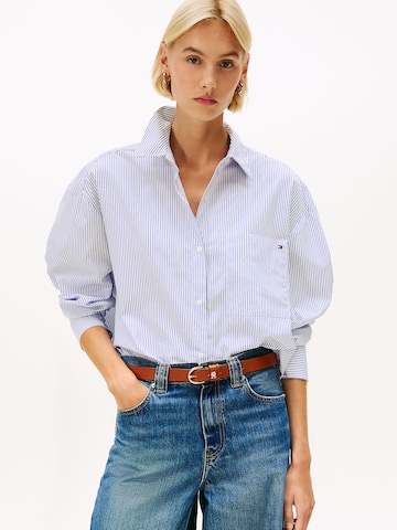 Chemisier TOMMY HILFIGER en bleu : devant