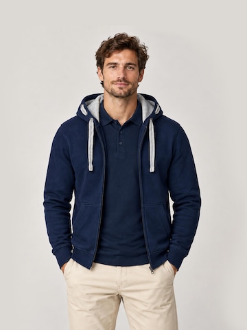 Prolazon Ζακέτα φούτερ 'Fighter Zip Hoodie' σε μπλε: μπροστά