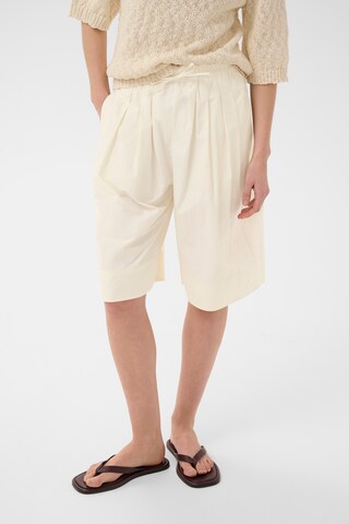 InWear Loosefit Kalhoty 'HAZEIW' – bílá
