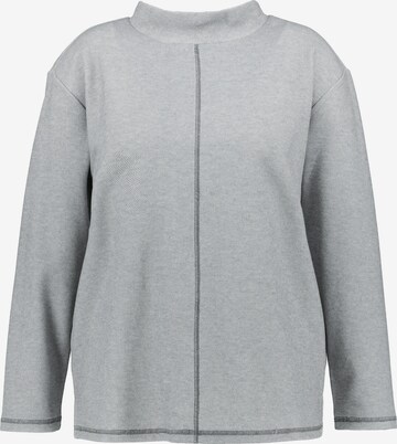 Ulla Popken Sweatshirt in Grau: predná strana